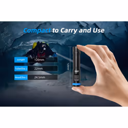 XTAR D20 Press 1200 Lumens LED Diving Torch Flashlight Dive Light