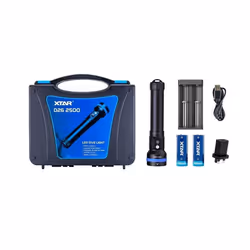 XTAR D26 2500 Long Set 2500 Lms LED Diving Torch Flashlight Dive Light