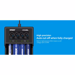 XTAR VC4SL LCD QC 3.0 USB Battery Charger - Additional view 8
