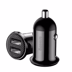 Baseus Gain Pro, Auto, Cigar lighter, 5 V, Black