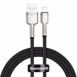 Baseus Cafule, 1 m, Lightning, USB A, Male, Male, Black