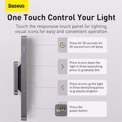 Baseus DGXC-C0G table lamp 4.5 W LED Grey - Additional view 7