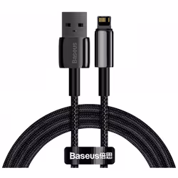 Baseus Tungsten, 1 m, Lightning, USB A, Male, Male, Black