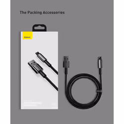 Baseus CALWJ-A01 lightning cable 2 m Black