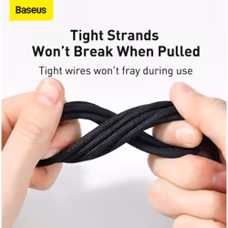 Baseus CALWJ-A01 lightning cable 2 m Black