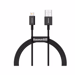 Baseus CALYS-A01, 1 m, Lightning, USB A, Male, Male, Black