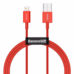 Baseus CALYS-A09, 1 m, Lightning, USB A, Male, Male, Red