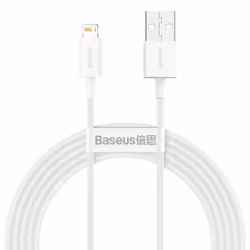 Baseus CALYS-C02, 2 m, USB A, Lightning, Male, Male, White