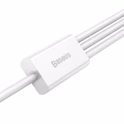Baseus Superior USB cable USB 2.0 1.5 m USB A USB C/Micro USB A/Lightning White