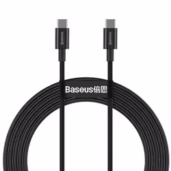 Baseus Superior, 1 m, USB C, USB C, USB 2.0, 0.48 Gbit/s, Black