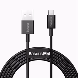 Baseus Superior, 2 m, USB A, Micro-USB A, USB 2.0, 0.48 Gbit/s, White