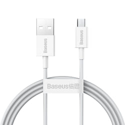 Baseus CAMYS-02 mobile phone cable White 1 m USB A Micro-USB B
