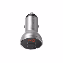 Baseus CCBX-0S, Auto, Cigar lighter, 4.8 A, Silver