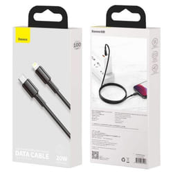 Baseus CATLGD-01 lightning cable 1 m Black