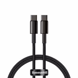 Baseus 6953156232051, 1 m, USB C, USB C, USB 2.0, 0.48 Gbit/s, Black