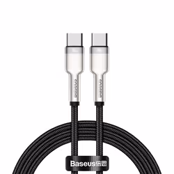 Baseus 6953156232068, 2 m, USB C, USB C, USB 2.0, 0.48 Gbit/s, Black