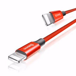 Baseus 6953156253001 mobile phone cable Red 1.2 m USB A Lightning