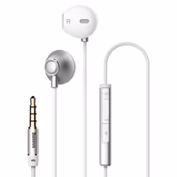 Baseus NGH06-0S, Wired, Calls/Music, Headset, White
