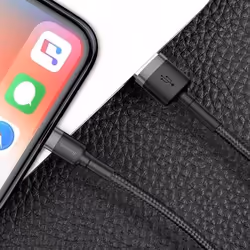 Baseus CALKLF-CG1 lightning cable 2 m Grey, Black - Additional view 5