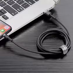 Baseus CALKLF-CG1 lightning cable 2 m Grey, Black - Additional view 6