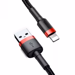 Baseus CALKLF-C19 lightning cable 2 m Black, Red - Additional view 5