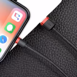 Baseus CALKLF-C19 lightning cable 2 m Black, Red - Additional view 7
