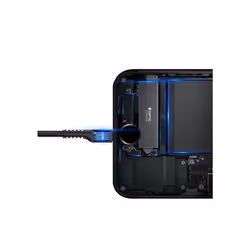 Baseus CALSR-01 lightning cable 1 m Black