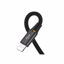 Baseus CA1T4-B01 mobile phone cable Black 1.2 m USB A Lightning + micro-USB B + USB C