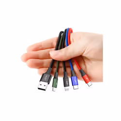 Baseus CA1T4-B01 mobile phone cable Black 1.2 m USB A Lightning + micro-USB B + USB C - Additional view 4