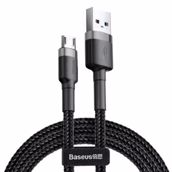 Baseus CAMKLF-AG1, 0.5 m, USB A, Micro-USB B, Black
