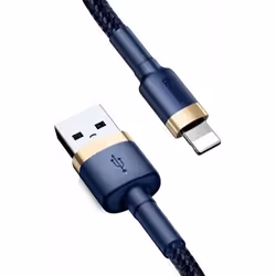 Baseus CALKLF-CV3 lightning cable 2 m Blue, Gold
