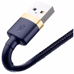 Baseus CALKLF-CV3 lightning cable 2 m Blue, Gold