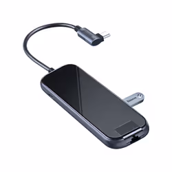 Baseus CAHUB-DZ0G laptop dock/port replicator USB 3.2 Gen 1 (3.1 Gen 1) Type-C Black