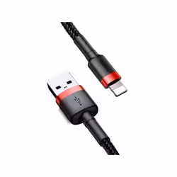 Baseus CALKLF-R91 lightning cable 3 m Red, Black