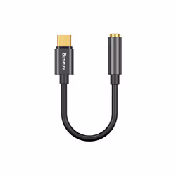 Baseus CATL54-01, Type-C, 3.5mm, Black