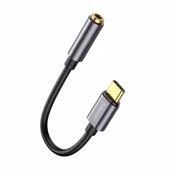 Baseus L54 mobile phone cable Black, Grey USB C 3.5mm