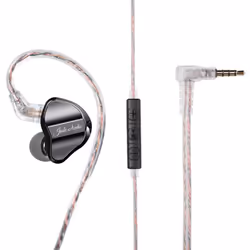 FiiO/JadeAudio JD1 High Performance Dynamic Driver HIFI Bass stereo in Ear Monitor Headphones Sport Gaming Earbuds with Mic B ...