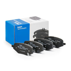 DELPHI LP3801 Brake pad set with acoustic wear warning with anti-squeak plate without accessories MG: MG HS, ZS Off-Road