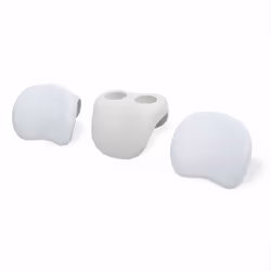 Two headrests and cupholder for inflatable spa