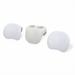 Two headrests and cupholder for inflatable spa