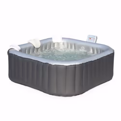Two headrests and cupholder for inflatable spa