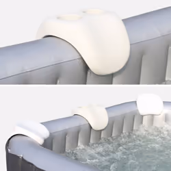 Two headrests and cupholder for inflatable spa - Additional view 4