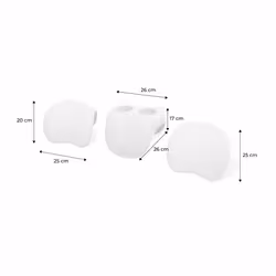 Two headrests and cupholder for inflatable spa - Additional view 5