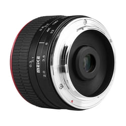 Meike 6.5mm 2.0 MILC Wide fish-eye lens Black