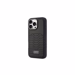 Audi Synthetic Leather Hardcase with MagSafe for iPhone 16 Pro Max 6.9" Black - AU-TPUPCMIP16PM-GT/D3-BK