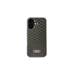 Audi IML Stitching Pattern Hardcase with MagSafe for iPhone 16 .1" Black - AU-IMLMIP16-Q5/D3-BK