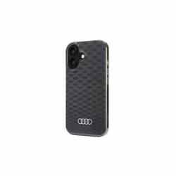 Audi IML Stitching Pattern Hardcase with MagSafe for iPhone 16 .1" Black - AU-IMLMIP16-Q5/D3-BK