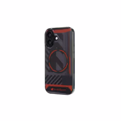 Audi IML Sport Hardcase with MagSafe for iPhone 16 6.1" Black/Red - AUS-IMLMIP16-RSQ/D2-BK