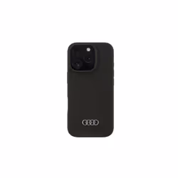 Audi Silicone Hardcase for iPhone 16 Pro 6.3" Black - AU-LSRIP16P-Q3/D1-BK