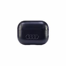 Audi Leather Big Logo AirPods Pro 2 Cover Black - AU-APP2-GT/D3-BK
